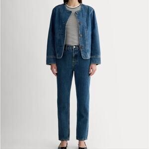 Everlane 90s Cheeky Straight Leg Jean High Rise Organic Cotton Denim 26 R